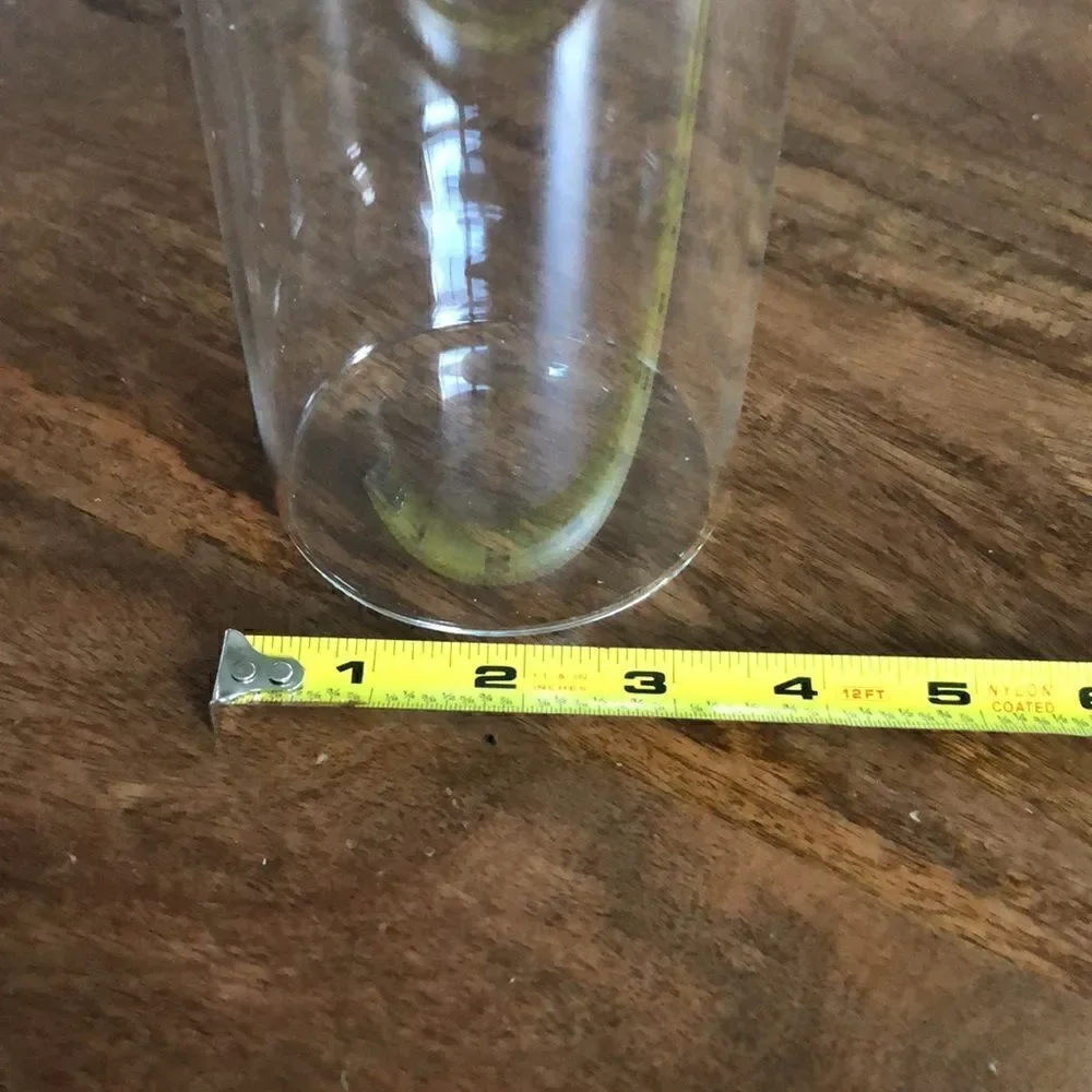 Cork Ball Top Glass Canister